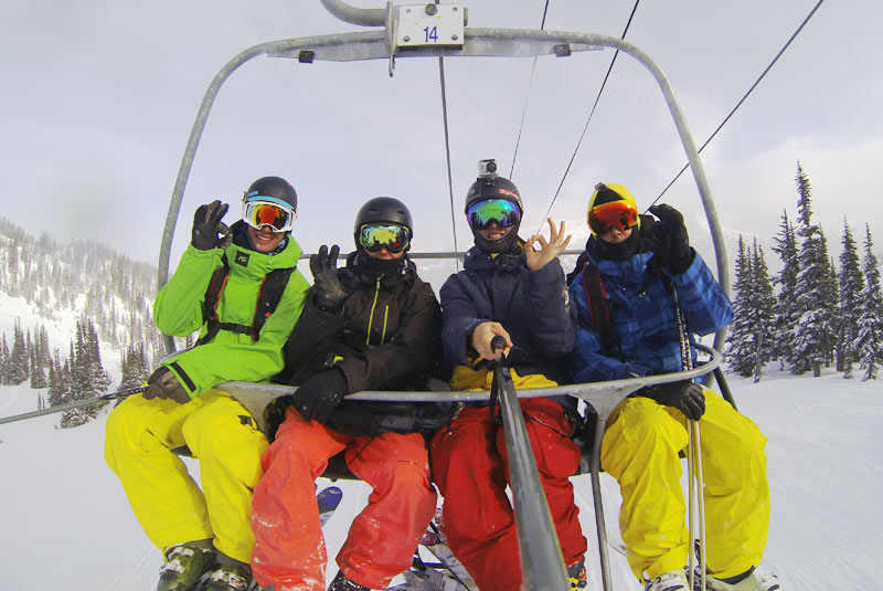 Ski-Lift-selfie