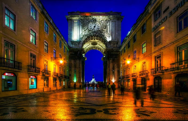 Lisbon-by-night