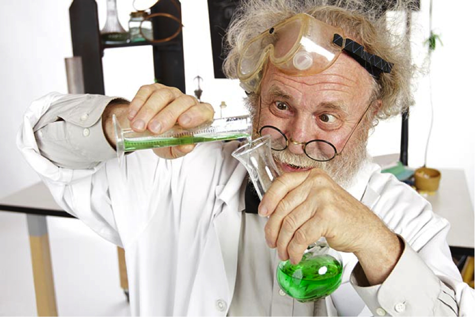 funny scientist